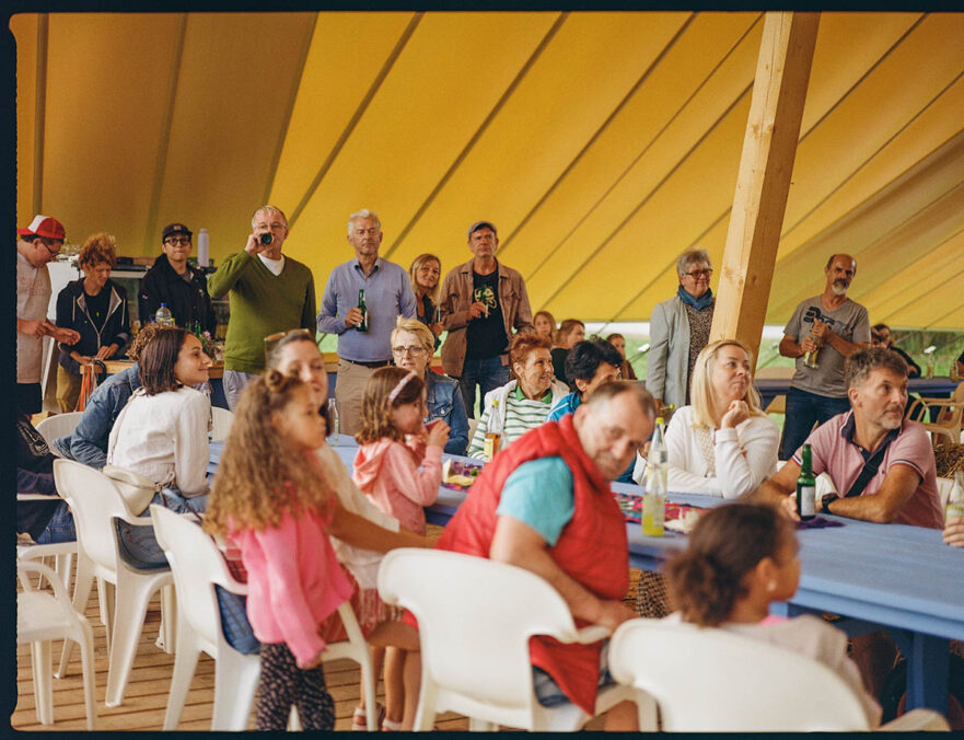 BesucherInnen vom Taco Abend im Gasthaus “All All Welcome” mit Dulce Valdez 