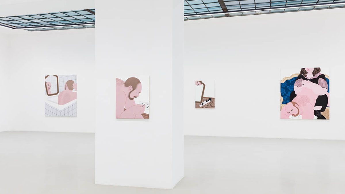 Installation view: Alexander Basil, Galerie Kandlhofer, 2021