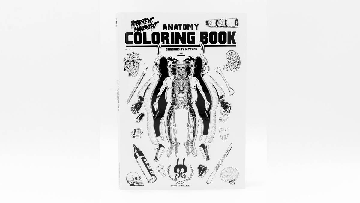 “Anatomy Coloring Book“ illustrated & designed by NYCHOS