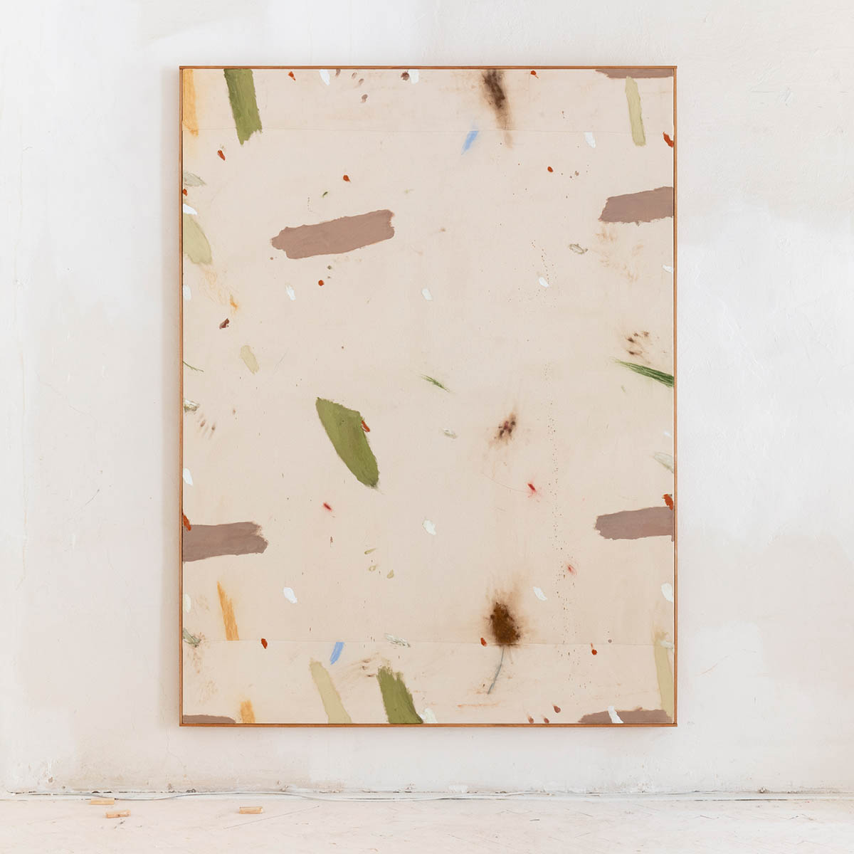 Antonie Stanová, Untitled 1, 2024, Mixed media on canvas. Photo: Eva Rybarova