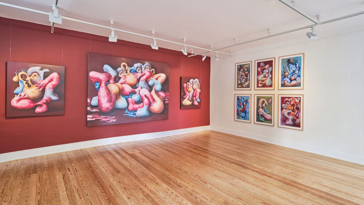 Installation view. Ebru Duruman – Breasts and Breaths, 02 March 2022 – 23 April 2022 at Bloom Galerie, Geneva