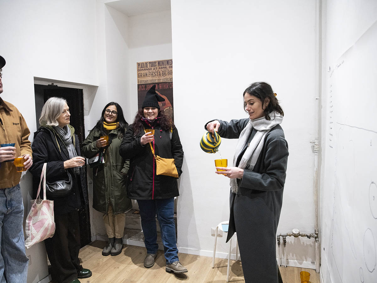 A pLASTIC tEA pARTY talk by Benedetta Castrioto at The Boxing Gallery under the auspices of the Fondazione Arthur Cravan, Dec. 7, 2024