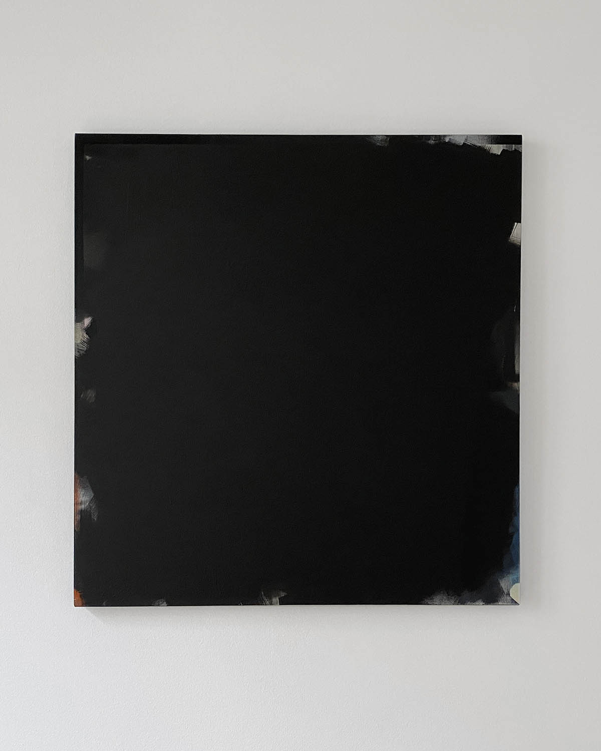 Thomas Kratz, Cab NOR, 2015, acrylic and spray paint on canvas 95x90 cm, courtesy the artist and Giorgio Galotti