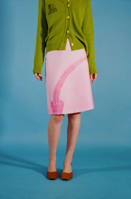 HADES Embroidered Cardigan, Phallic Skirt