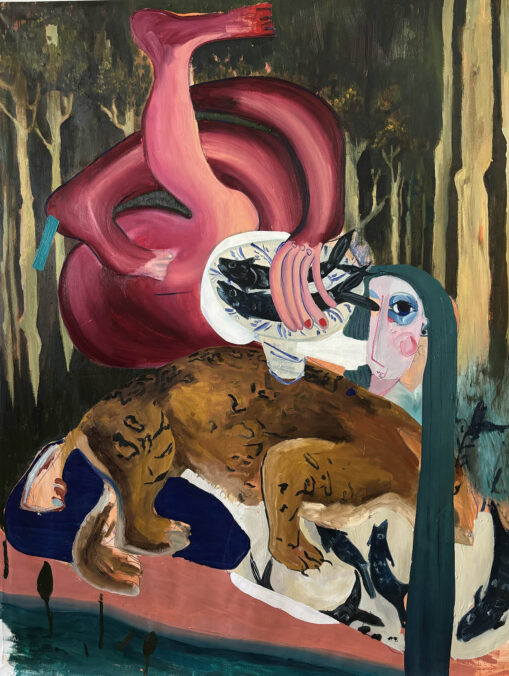 THE DREAM EATER, 150x200cm, oil on canvas 2024