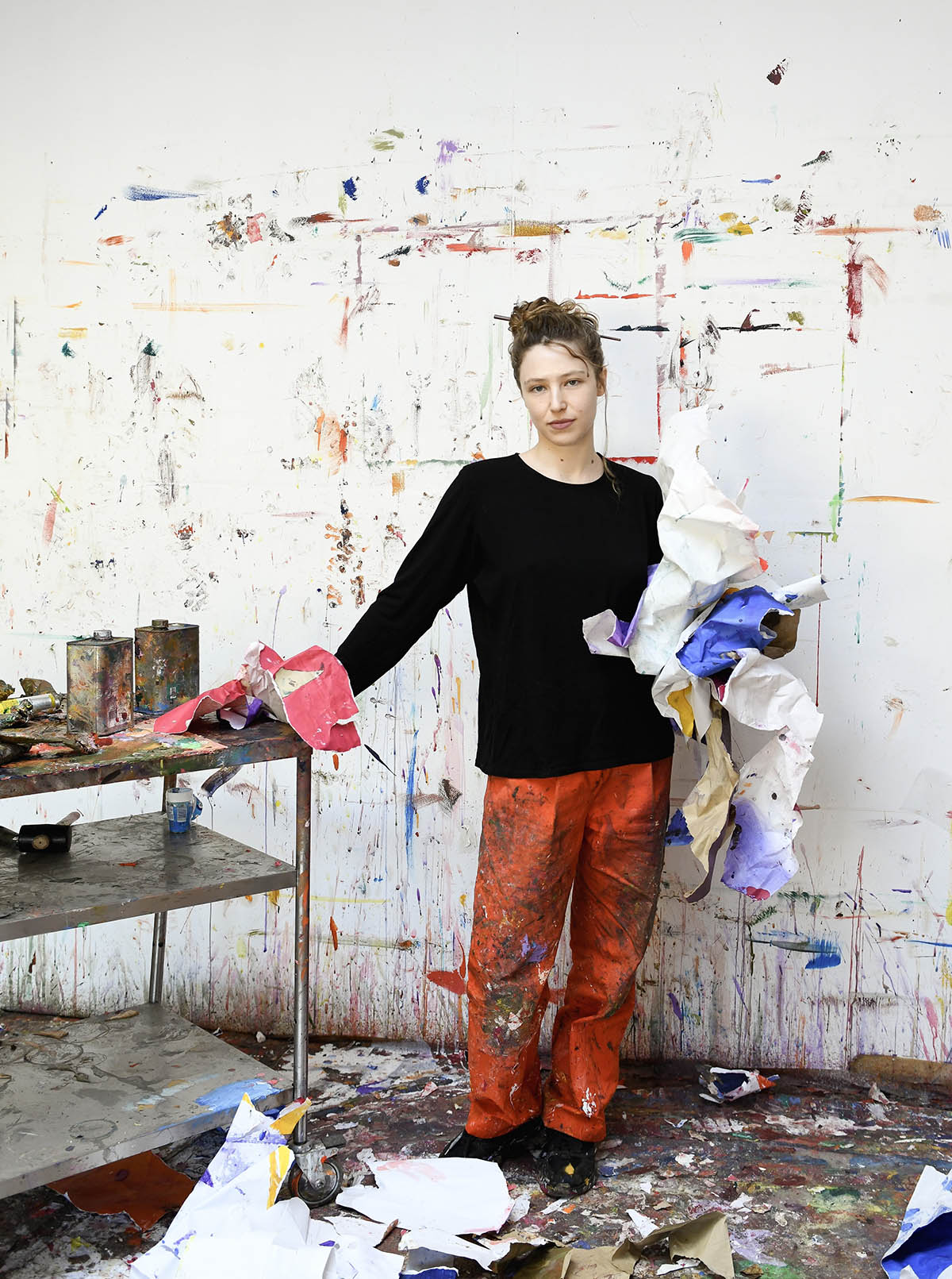 Shanee Roe in her studio