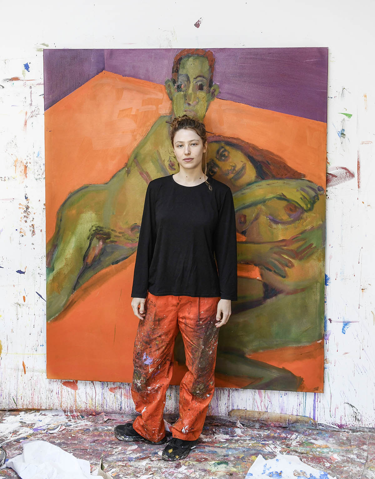 Shanee Roe in her studio