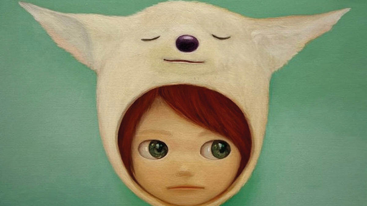 Mayuka Yamamoto, Little Fenec Fox, 2023, oil on canvas, 33 x 45 cm