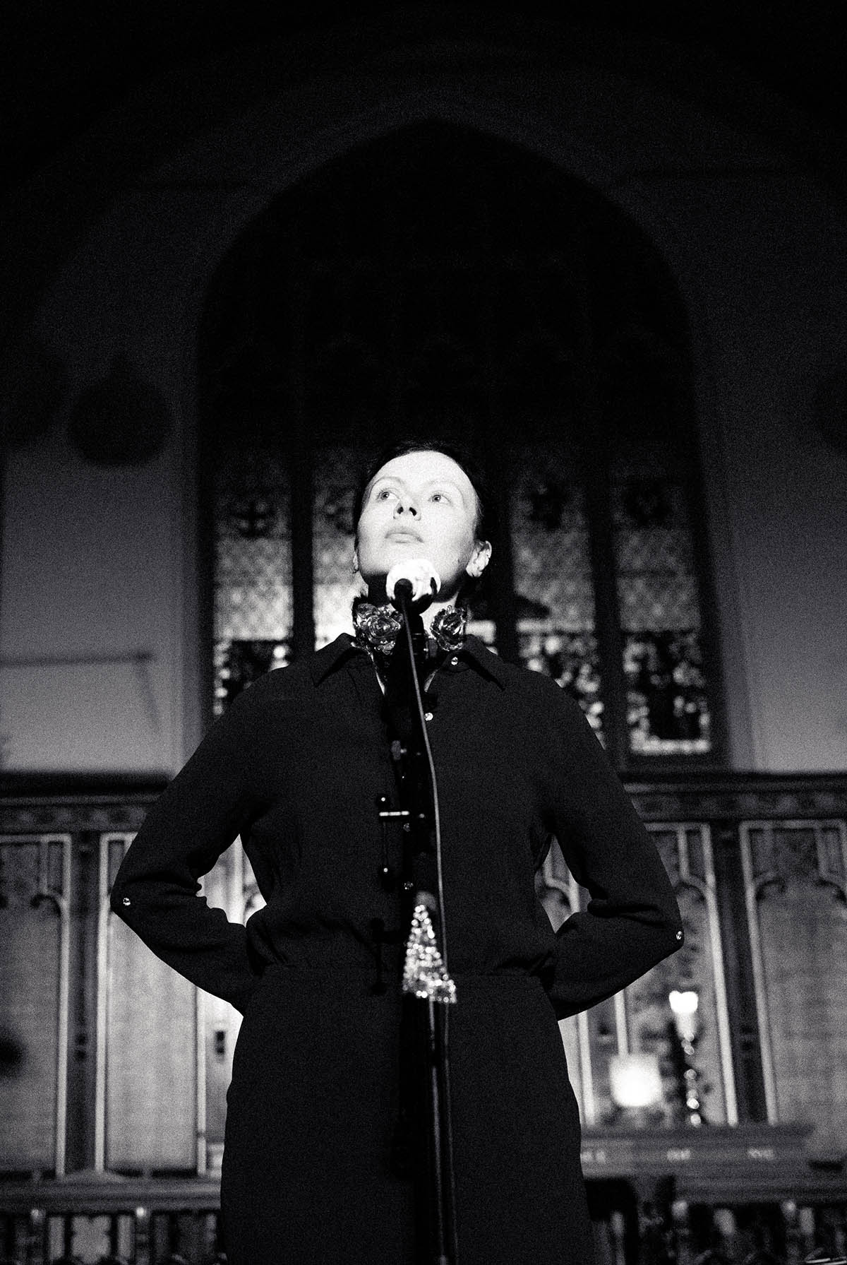 Last performance at Old Church Stoke Newington, London. Photo: Lena Niec