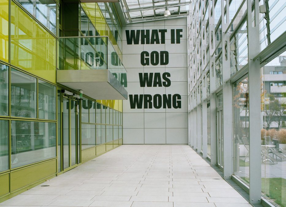 Artist: Lukas Leonhard Troberg Title: WHAT IF GOD WAS WRONG Year: 2010/13 Copyright Photographer: IMBA/karlmayr.com