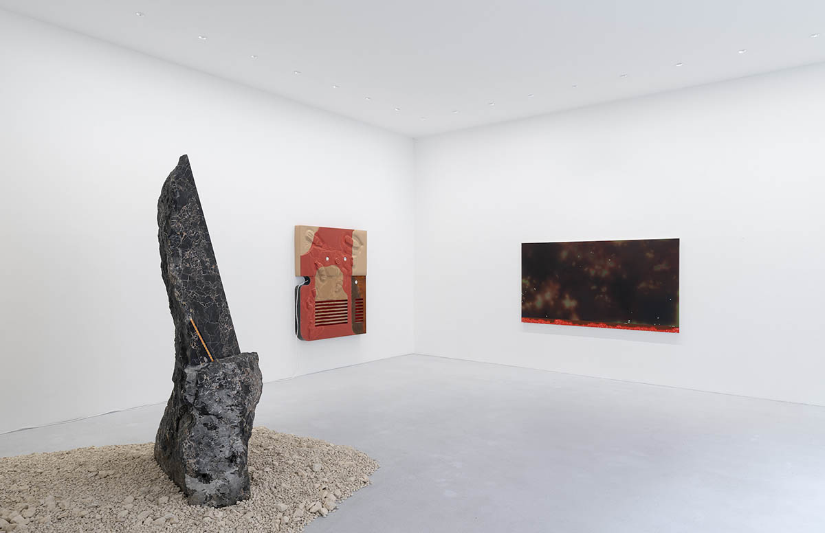 Installation view chasing another tomorrow, max goelitz, 2020