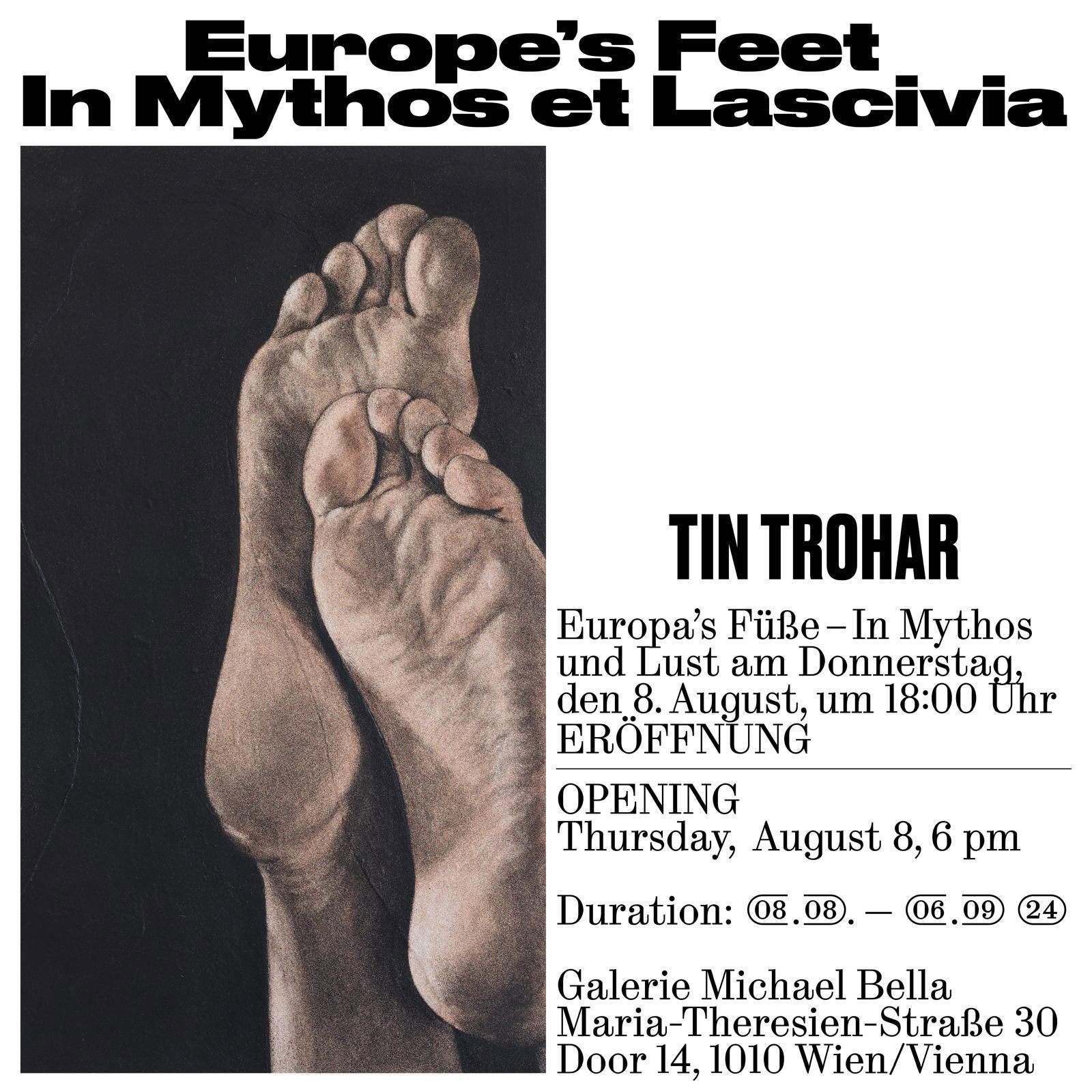 Tin Trohar "Europe's Feet: In Mythos et Lascivia" – An Exploration of Erotic Mythology, Love, Lust, and Consent